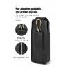 Funda de cinturón larga para móvil de cuero con cierre imantado REF...