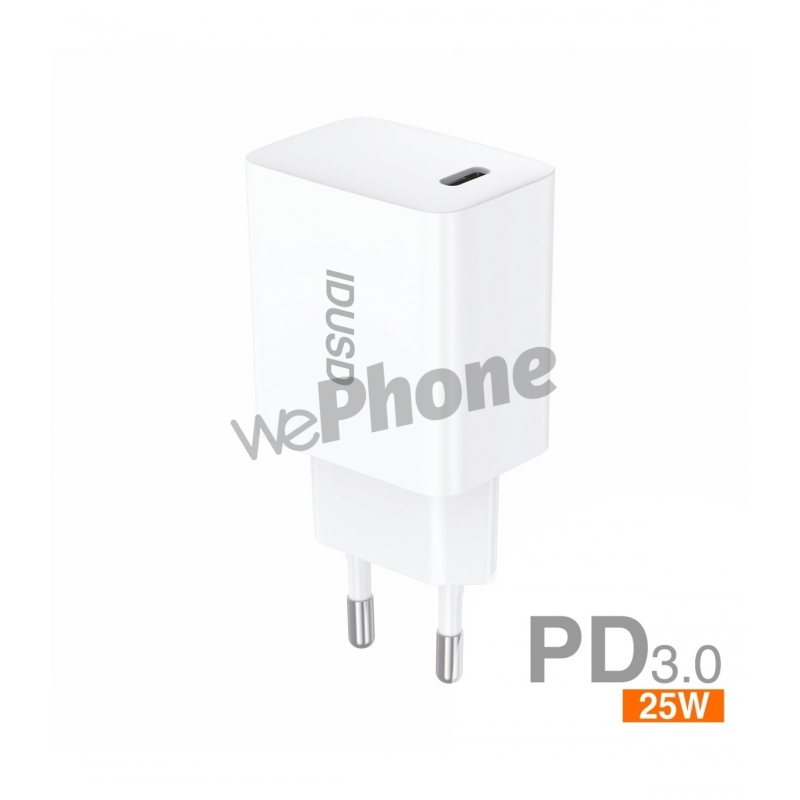 IDUSD-Cargador USB-C Carga Rapida  y Segura PD25W - D160B