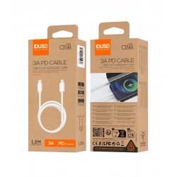 IDUSD- Cable Eco USB-C a Lightning PD 3A -C15B
