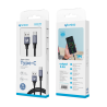UNICO -CB9039 Cable de datos de carga CA trenzado de aleación de al...