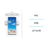 UNICO--WJ4175 FUNDA PLAYA Funda impermeable para teléfono móvil con...