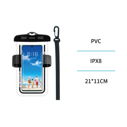 UNICO--WJ4175 FUNDA PLAYA Funda impermeable para teléfono móvil con...