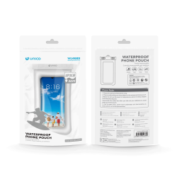UNICO--WJ4689 Estuche flotante inflable impermeable para teléfono móvil de cuatro lados