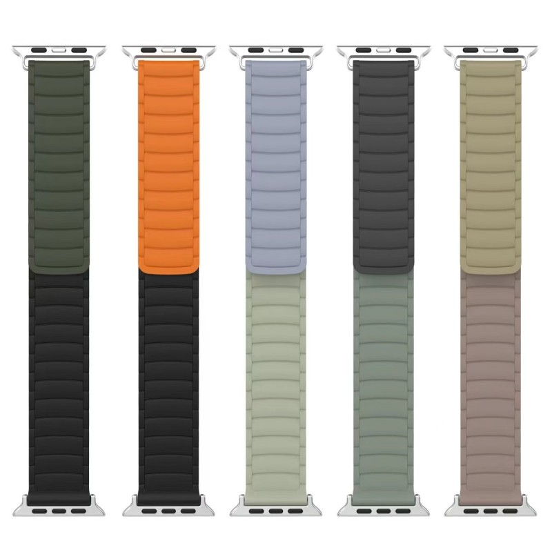 Correa Magnética para Apple Watch 45/46/49 mm · Silicona Tipo Loop | Wephone Mayorista