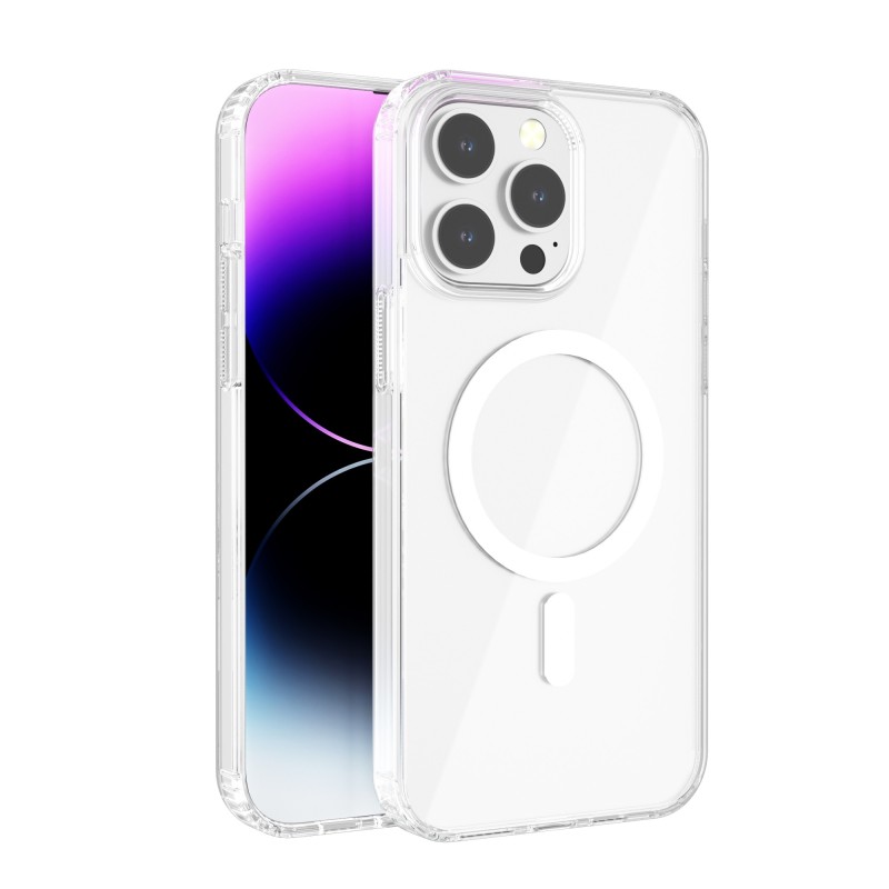 Funda Antigolpes Magsafe Transparente iPhone 14 Pro | Wephone Mayorista