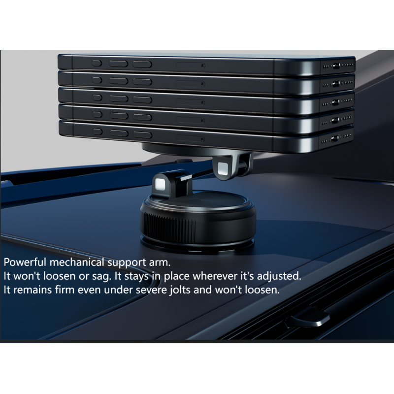 Soporte Magnético de Vacío – Triple Rotación y Ultra Firme