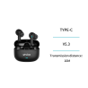 UNICO--EP2806 Auriculares intrauditivos TWS Bluetooth Caja de hierro