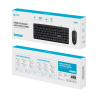 UNICO--KB1574 Juego de teclado y ratón con cable 3D (versión en esp...