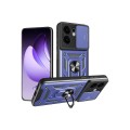 Funda Armadura con Tapa Deslizante Oppo Reno 13F Cámara y Anillo | Wephone Mayorista
