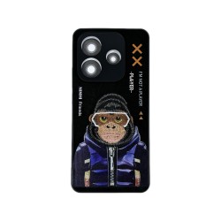 Funda para móvil bordada con diseño de animales para REDMI NOTE 14