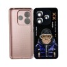 Funda para móvil bordada con diseño de animales para REDMI NOTE 14