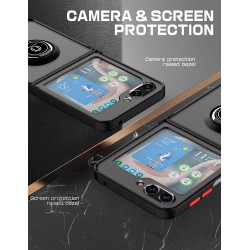 FUNDA MATE DE ANILLO PARA SAMSUNG Z FLIP 6 360°| Wephone Mayorista