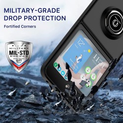 FUNDA MATE DE ANILLO PARA SAMSUNG Z FLIP 6 360°| Wephone Mayorista