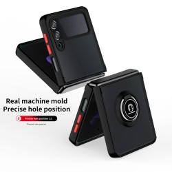 FUNDA MATE DE ANILLO PARA SAMSUNG Z FLIP 6 360°| Wephone Mayorista