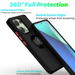 Funda Mate de Anillo Redmi Note 13 4G 360°| Wephone Mayorista