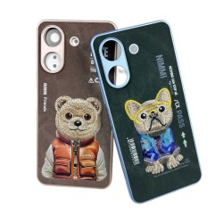 Funda para móvil bordada con diseño de animales para REDMI 13C REF:...