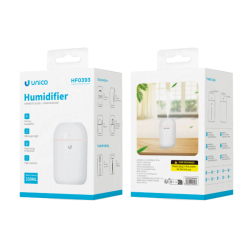 UNICO--HF0393 Humidificador de gotas de agua (luz ambiental con deg...