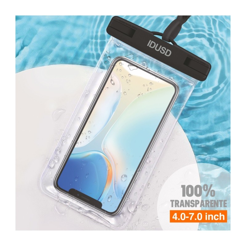 IDUSD--Funda Playa Transparente Protección Impermeable para Móviles... IDUSD--Funda Playa Transparente Protección Impermeable para Móviles...