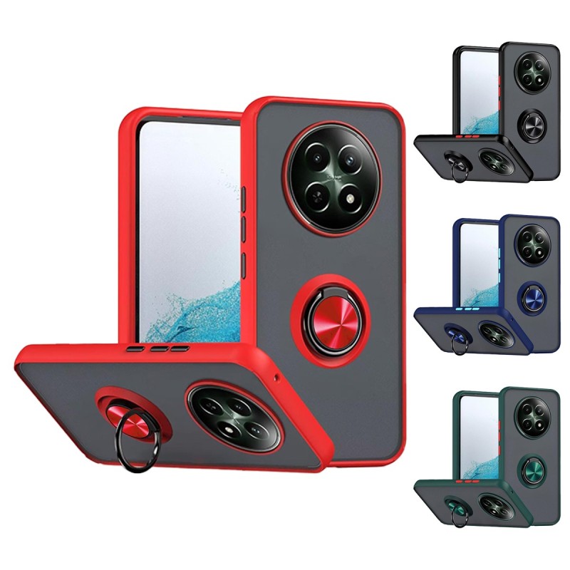 Funda Mate de Anillo Realme 12 / Realme 12X 360°| Wephone Mayorista Funda Mate de Anillo Realme 12 / Realme 12X 360°| Wephone Mayorista