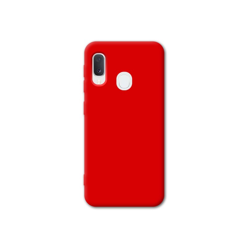 Funda Tipo Original Samsung A20E de goma suave | Wephone Mayorista
