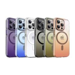 Funda de teléfono transparente en varios colores con magsafe Para i...