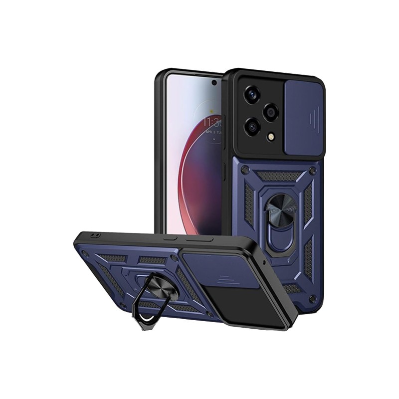 Funda Armadura con Tapa Deslizante Honor 200 Lite Cámara y Anillo | Wephone Mayorista