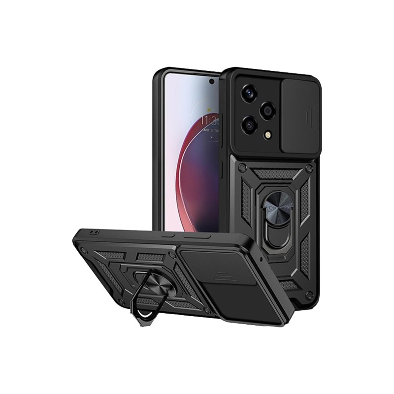 Funda Armadura con Tapa Deslizante Honor 200 Lite Cámara y Anillo | Wephone Mayorista