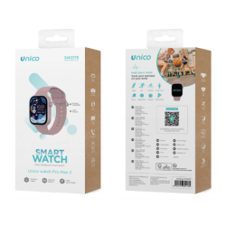 UNICO - SW2175 Smart Watch Reloj inteligente con borde en ángulo re...