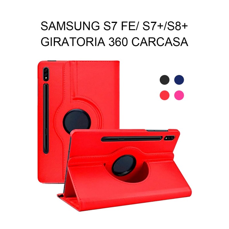 FUNDA GIRATORIA 360 PARA SAMSUNG S7 FE 5G /S7 PLUS/S8 PLUS FUNDA GIRATORIA 360 PARA SAMSUNG S7 FE 5G /S7 PLUS/S8 PLUS
