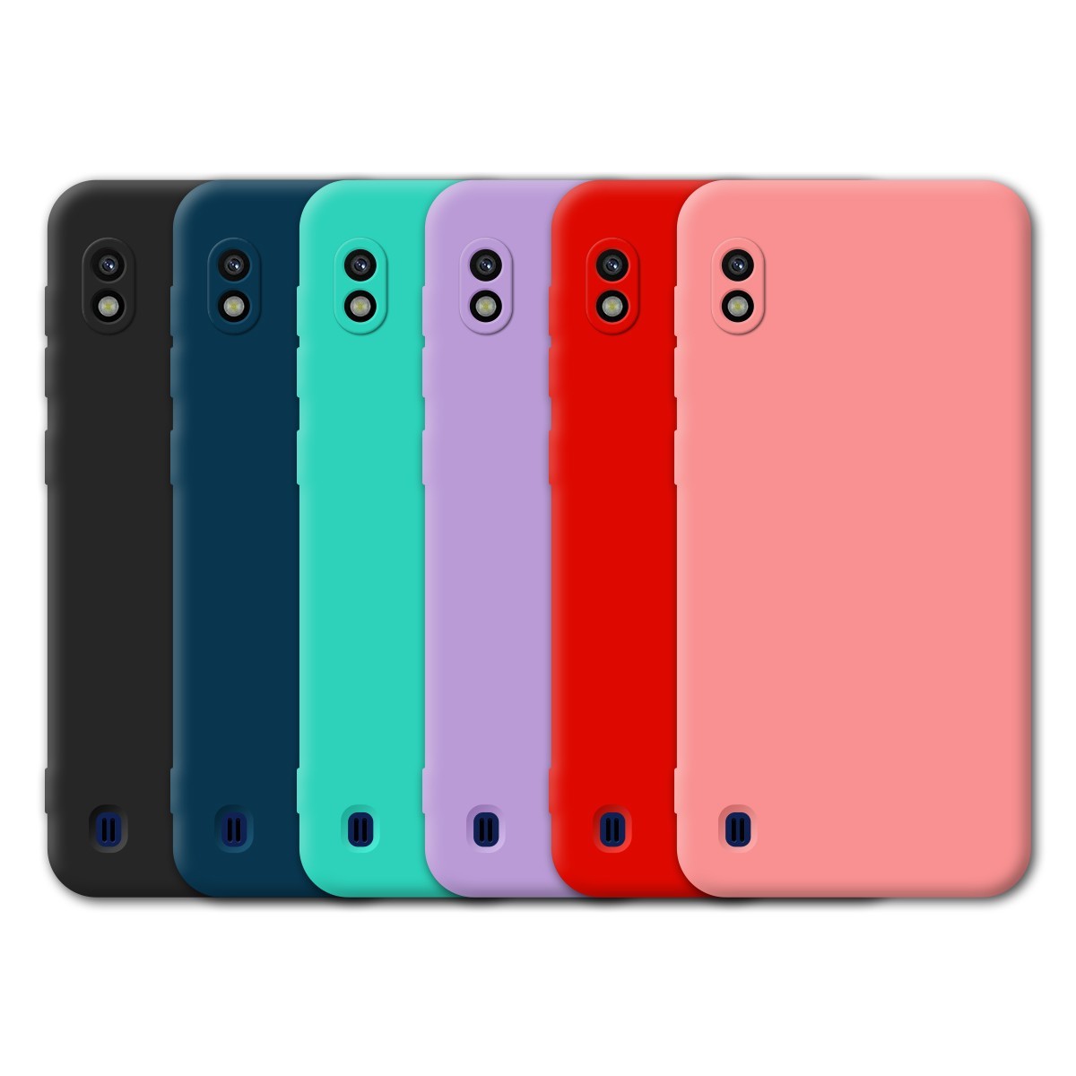 Funda Tipo Original Samsung A10 de goma suave | Wephone Mayorista