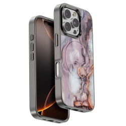 Funda de Móvil Magnética con Diseño de Mármol – Estilo y Protección...