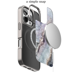 Funda de Móvil Magnética con Diseño de Mármol – Estilo y Protección...