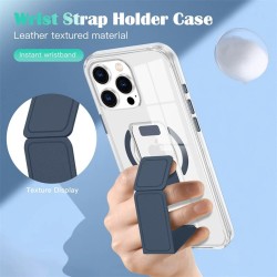 Funda Transparente con Imanes y Soporte para IPHONE Series Diseño d...