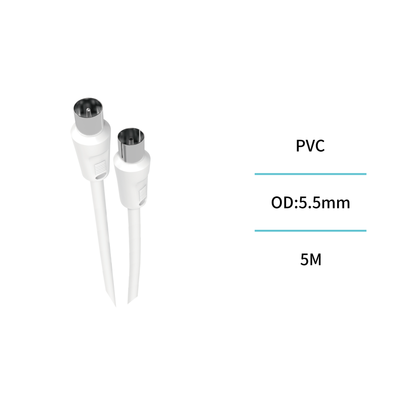 UNICO - CB9691 Cable de TV de 5 m UNICO - CB9691 Cable de TV de 5 m