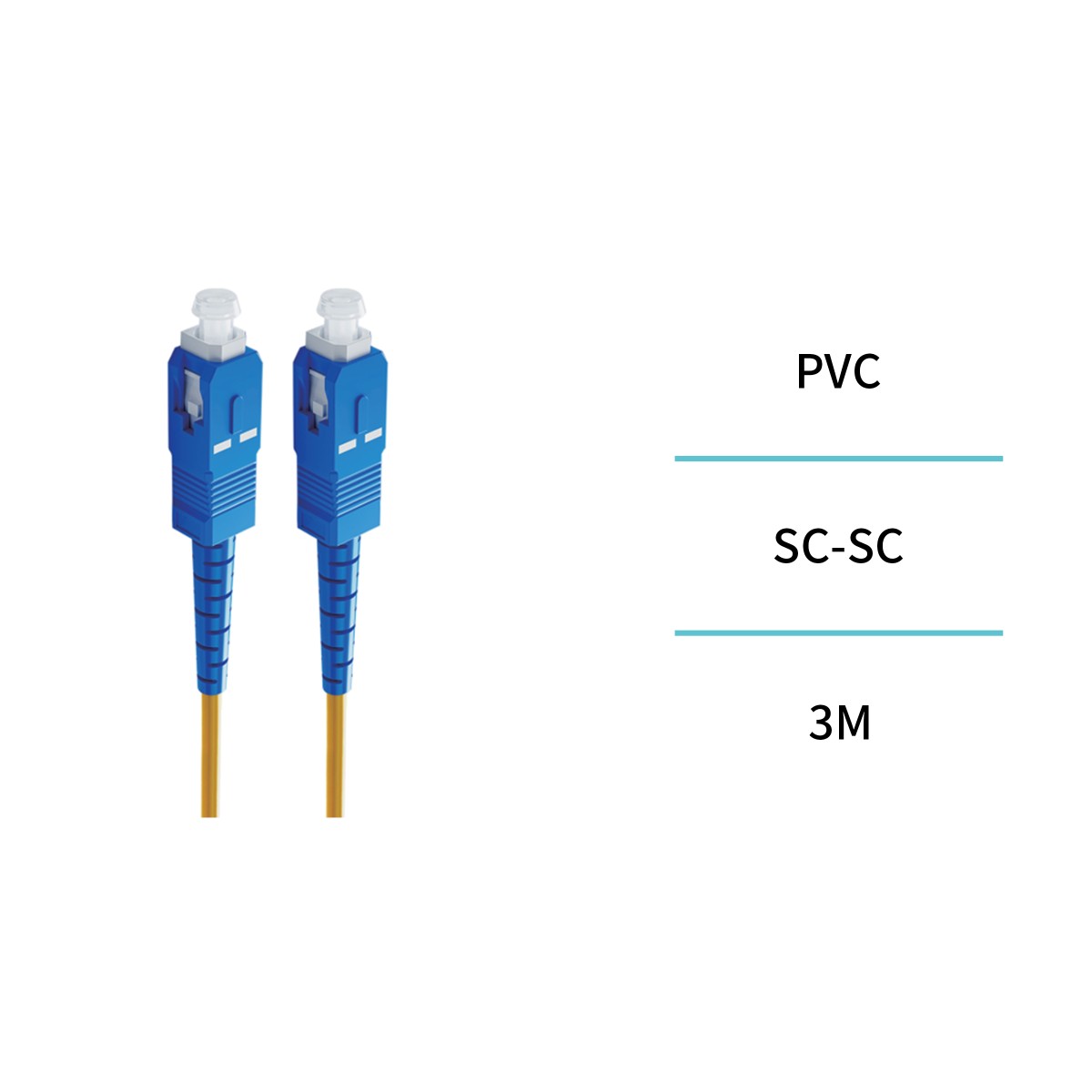 UNICO --CB2142 Cable de fibra óptica SC a SC