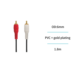 UNICO --AD1873 cable de audio rca