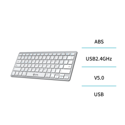 UNICO--KB2113 Teclado portátil de alta gama con modo dual, versión ...