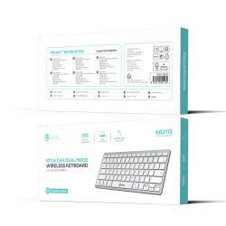 UNICO--KB2113 Teclado portátil de alta gama con modo dual, versión ...