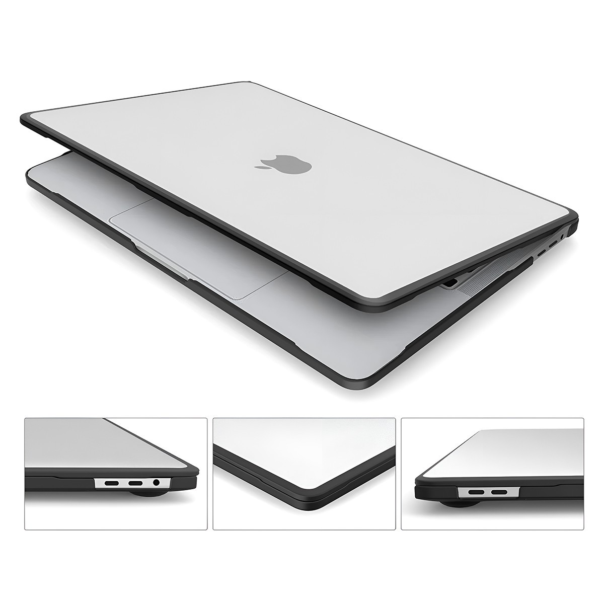 Funda Protectora Ultrafina para MacBook｜TPU+PC｜Diseño Antideslizant...