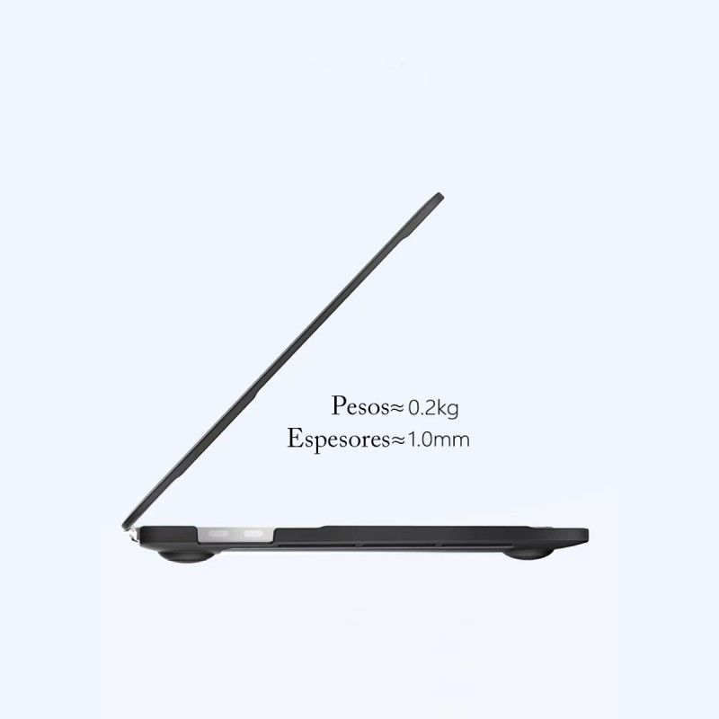Funda Protectora Ultrafina para MacBook｜TPU+PC｜Diseño Antideslizant...