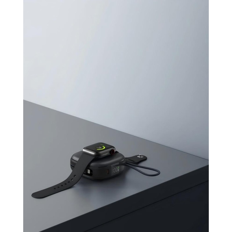 Power Bank 10000mAh 4 en 1 con Cables USB-C + Lightning y Carga para Apple Watch | Wephone Mayorista