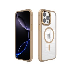 iPhone Series Funda Transparente con Marco Metálico y MagSafe – Pro...