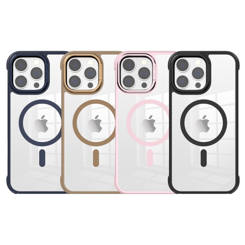 iPhone Series Funda Transparente con Marco Metálico y MagSafe – Pro... iPhone Series Funda Transparente con Marco Metálico y MagSafe – Pro...