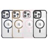 iPhone Series Funda Transparente con Marco Metálico y MagSafe – Pro...