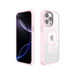 iPhone Series Funda Transparente con Marco Metálico y MagSafe – Pro...