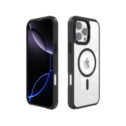 iPhone Series Funda Transparente con Marco Metálico y MagSafe – Pro...