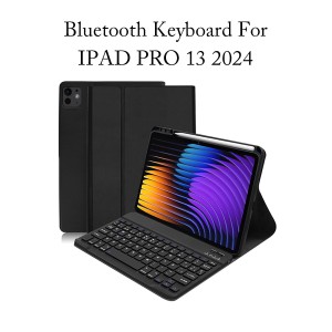Funda con Teclado Bluetooth para Ipad pro 13" 2024 color negro REF:...