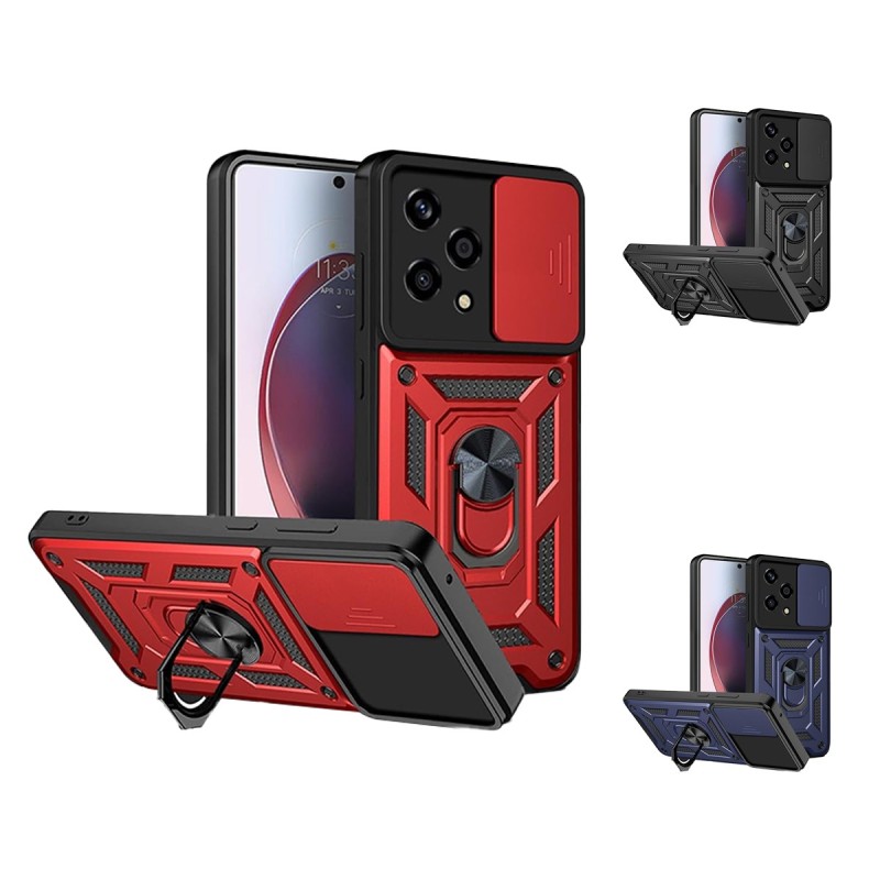 Funda Armadura con Tapa Deslizante Honor 200 Smart Cámara y Anillo | Wephone Mayorista Funda Armadura con Tapa Deslizante Honor 200 Smart Cámara y Anillo | Wephone Mayorista