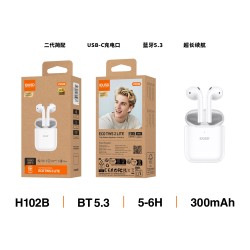 IDUSD--H102B Auriculares ECO TWS 2 Lite con Bluetooth 5.3, Larga Du...