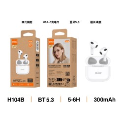 IDUSD--H104B Auriculares ECO TWS 4 Lite con Bluetooth 5.3, Larga Du...
